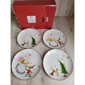Lenox Merry Grinchmas Accent plates salad Xmas‎ set Cindy lou